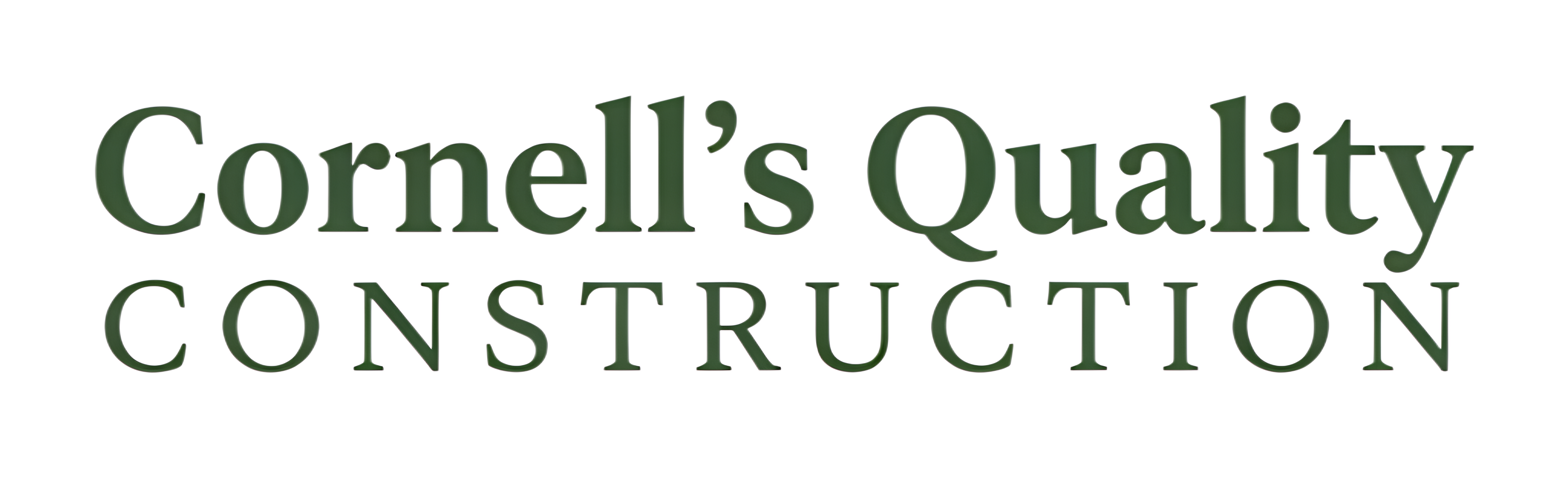 Cornell's Quality Construction Logo